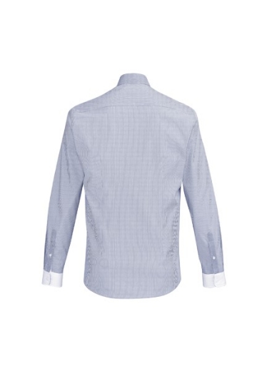 Picture of Boulevard by Biz Corporates Mens Fifth Avenue Shirt Long Sleeve Cotton Polyester Elastane